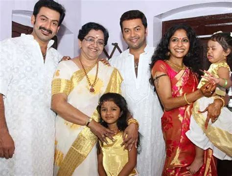 prithvi actor|prithviraj sukumaran parents.